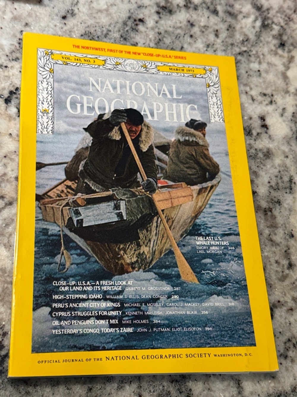 National Geographic march 1973